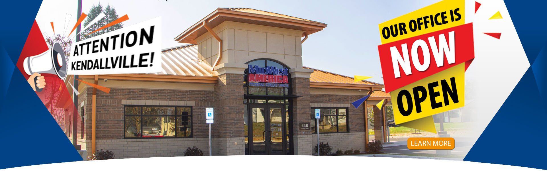 Kendallville Branch Now Open